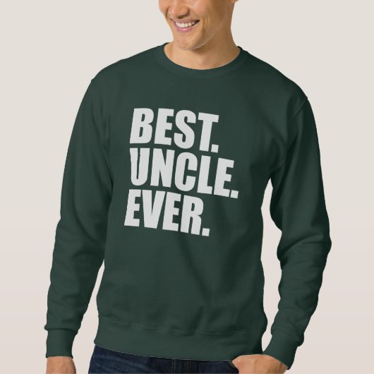Best. Onkel. Immer.(Grün) Sweatshirt (Vorderseite)