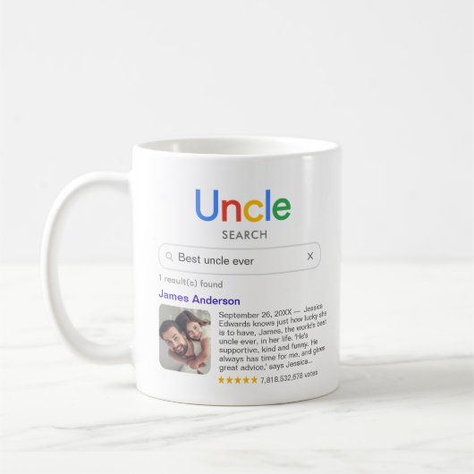 Best Onkel Search Results Foto & Message Kaffeetasse (Links)