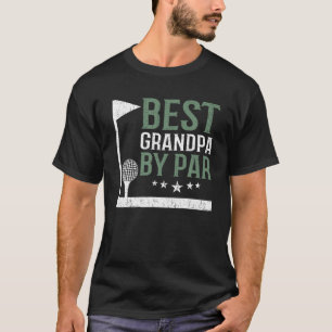 Best Opa by Par Golf Lover Vatertag Hunger T-Shirt