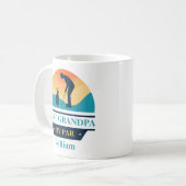 Best Opa By Per Par Grandelers Day Golf Lover Kaffeetasse (Vorderseite Links)