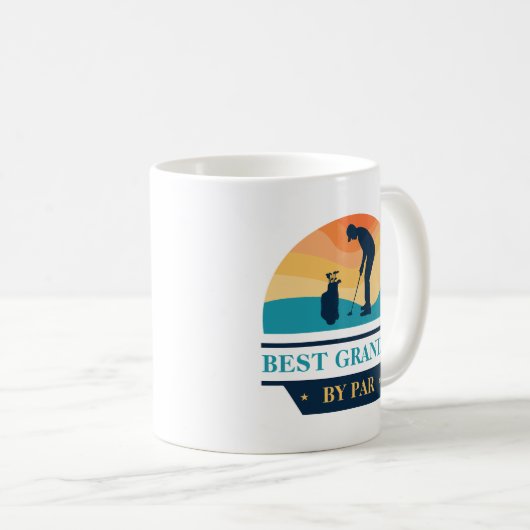 Best Opa By Per Par Grandelers Day Golf Lover Kaffeetasse (VorderseiteRechts)