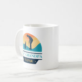 Best Opa By Per Par Grandelers Day Golf Lover Kaffeetasse (Vorderseite Links)
