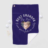 Best Opa Custom Kids Foto Blue Personalisiert Golfhandtuch (Insitu)