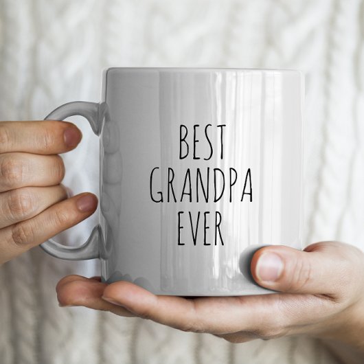 "Best Opa Ever" Einfaches modernes Bauernhaus Jumbo-Tasse
