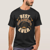 Best Opa Ever - Hut und Pipe Illustration T-Shirt (Vorderseite)