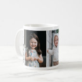 Best Opa je 3-Foto Collage handgeschrieben Kaffeetasse (Vorderseite Links)