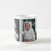 Best Opa je 3-Foto Collage handgeschrieben Kaffeetasse (Mittel)