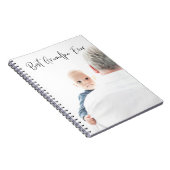 Best Opa je Custom Foto Script Modern Notizblock (Rechte Seite)