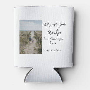 Best Opa jemals Großeltern Foto Geschenke Klassike Dosenkühler