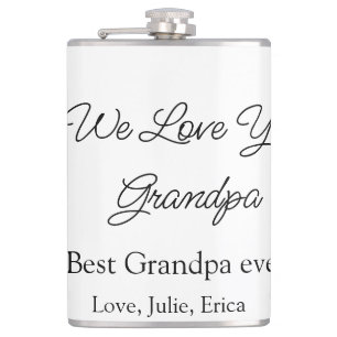 Best Opa jemals Großeltern Foto Geschenke Klassike Flachmann