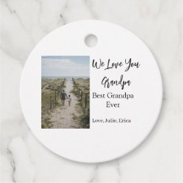 Best Opa jemals Großeltern Foto Geschenke Klassike Geschenkanhänger