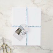 Best Opa jemals Großeltern Foto Geschenke Klassike Geschenkanhänger (Mit Garn)