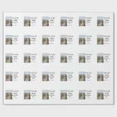 Best Opa jemals Großeltern Foto Geschenke Klassike Geschenkpapier (Flach)