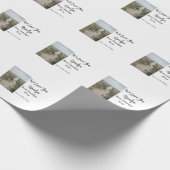 Best Opa jemals Großeltern Foto Geschenke Klassike Geschenkpapier (Ecke)