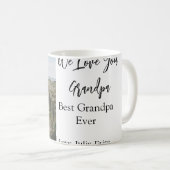 Best Opa jemals Großeltern Foto Geschenke Klassike Kaffeetasse (VorderseiteRechts)