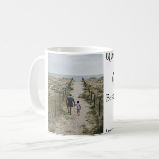 Best Opa jemals Großeltern Foto Geschenke Klassike Kaffeetasse (Vorderseite Links)