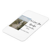 Best Opa jemals Großeltern Foto Geschenke Klassike Magnet (Linke Seite)