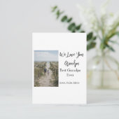 Best Opa jemals Großeltern Foto Geschenke Klassike Postkarte (Stehend Vorderseite)