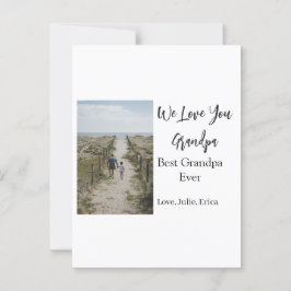 Best Opa jemals Großeltern Foto Geschenke Klassike Postkarte