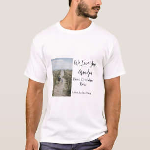 Best Opa jemals Großeltern Foto Geschenke Klassike T-Shirt
