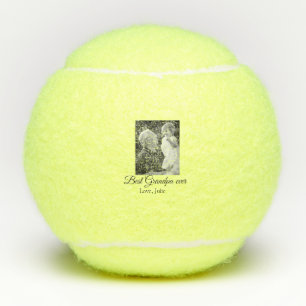 Best Opa jemals Großeltern Foto Geschenke Klassike Tennisbälle