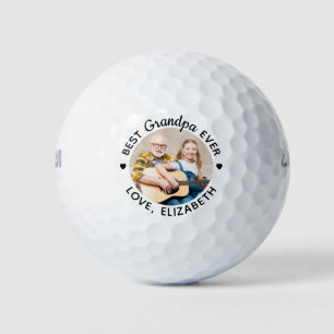 Best Opa jemals Personalisiertes Custom Foto Wilso Golfball