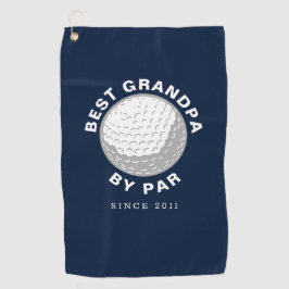 Best Opa Vathers Day Custom Golfhandtuch