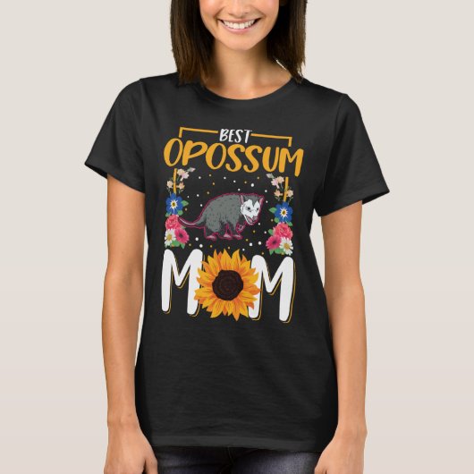 Best Opossum Mom Ever Trash Cat Possum Opossum T-Shirt (Vorderseite)
