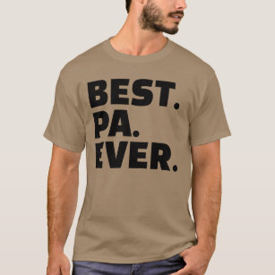 Best Pa je Moderner Fett Typografie Vatertag T-Shirt