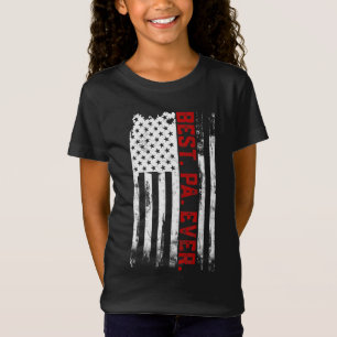 Best Pa je US-Flagge Vatertag Geschenk des amerika T-Shirt