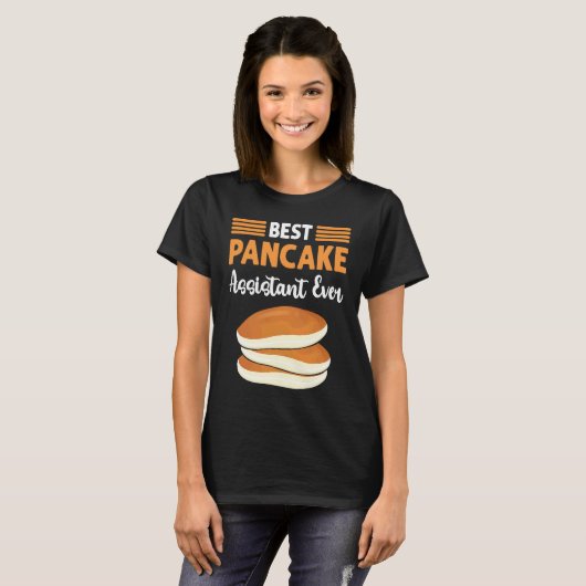Best Pancake Assistant Ever Flapjack Pancake Maker T-Shirt (Vorne ganz)