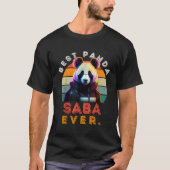 Best Panda Saba Ever Cyberpunk Panda T-Shirt (Vorderseite)