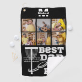 Best Papa by Par Disc Golf frisbee Custom 6 Foto Golfhandtuch (Insitu)