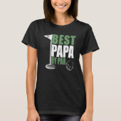 Best Papa By Par Father's Day Golf Dad Grandpa T-Shirt (Vorderseite)