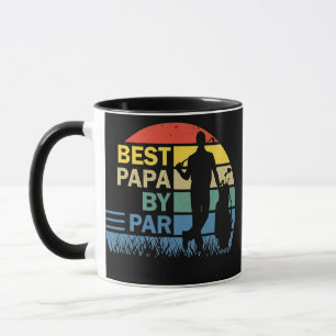 Best Papa By Par Fathers Day Papa Daddy Dad Popa Tasse