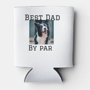Best Papa by Par Hund Haustier Foto modern einfach Dosenkühler