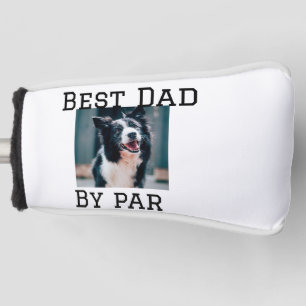 Best Papa by Par Hund Haustier Foto modern einfach Golf Headcover