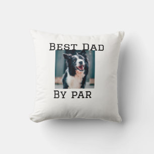 Best Papa by Par Hund Haustier Foto modern einfach Kissen