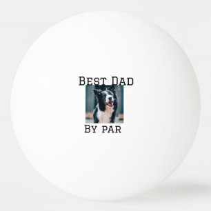 Best Papa by Par Hund Haustier Foto modern einfach Tischtennisball