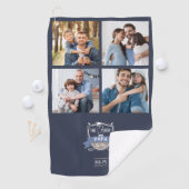 Best Papa By Par Personalisierte Fotos Golf Handtu Golfhandtuch (Insitu)