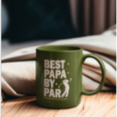 BEST PAPA BY PAR VATER DAY GOLF Design Zweifarbige Tasse