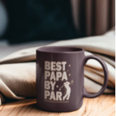 BEST PAPA BY PAR VATER DAY GOLF Design Zweifarbige Tasse