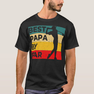 Best Papa By Par Vathers Day Golf Liebe T-Shirt