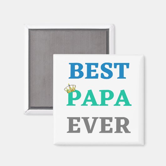 BEST PAPA EVA MAGNET (Vorderseite/Rückseite)