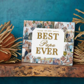 Best Papa Ever Father's Day Photo Frame Collage Fotoplatte (Seite)