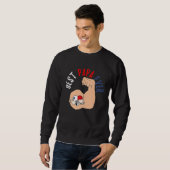 Best Papa Ever Panamanian Dad Fathers Day Sweatshirt (Vorne ganz)