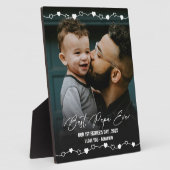 Best Papa Ever Photo 1st Fathers Day Fotoplatte (Seite)