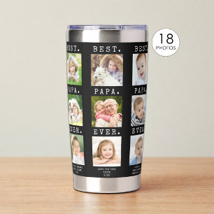 BEST PAPA JE 18 Fotos Benutzerdefinierte Spalten Thermobecher
