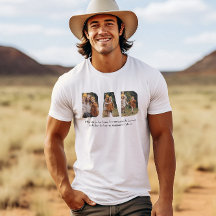 Best Papa jemals Foto Zitat T - Shirt