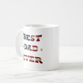Best Papa jemals Happy Vathers Tag Geschenk Ideen Kaffeetasse (Vorderseite Links)